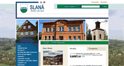Desktop Screenshot of obecslana.cz